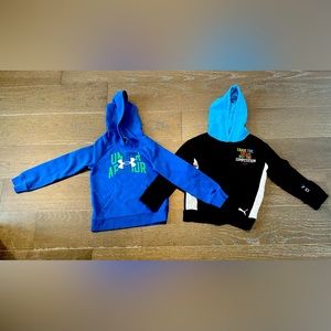 Boys Sweatshirts Size 6 - Puma and Under Armour